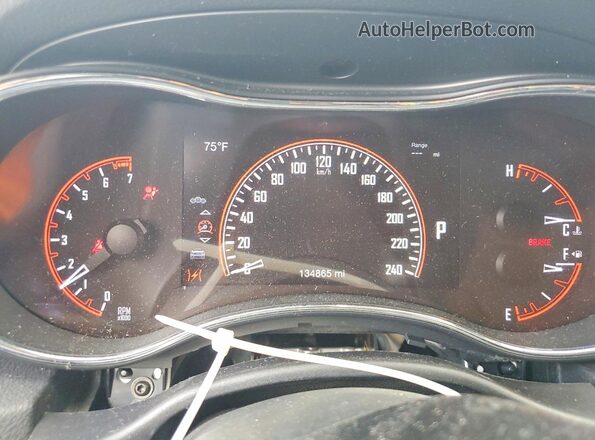 1C4RDJDG3HC723067 2017 DODGE DURANGO Серый Вид щитка приборов