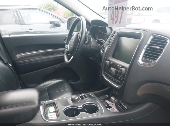 1C4RDJDG3HC799436 2017 DODGE DURANGO Gray Вид салону спереду