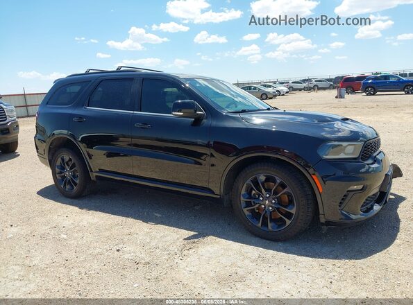 1C4RDJDG3MC806444 2021 DODGE DURANGO Black Widok wnętrza 360 stopni