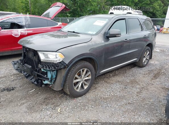 1C4RDJDG4GC353536 2016 DODGE DURANGO Gray Передня ліва чверть
