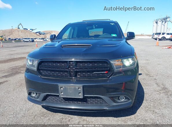 1C4RDJDG4JC474641 2018 DODGE DURANGO Black ხელსაწყოთა პანელის ხედი