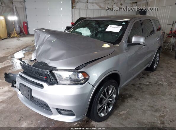 1C4RDJDG4KC557133 2019 DODGE DURANGO Silver წინა მარცხენა ხედი სამი მეოთხედიდან