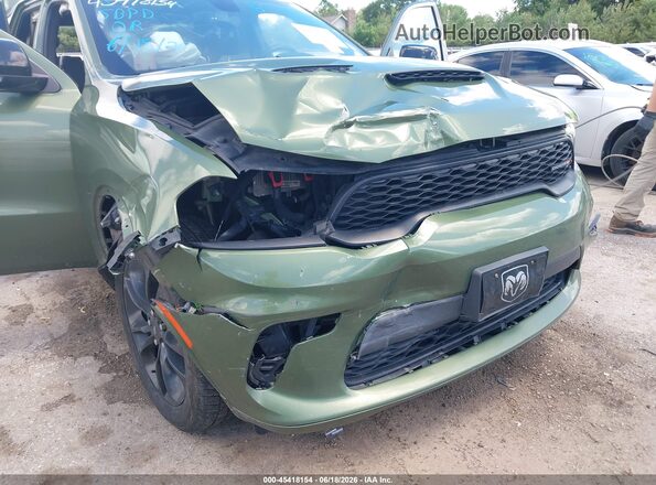 1C4RDJDG4MC697475 2021 DODGE DURANGO Green Вид спереду