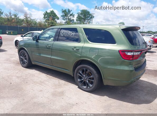 1C4RDJDG4MC697475 2021 DODGE DURANGO Green Задня ліва чверть