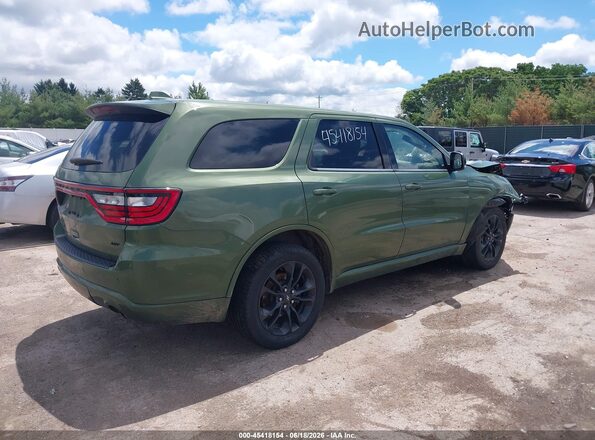 1C4RDJDG4MC697475 2021 DODGE DURANGO Green Задня права чверть