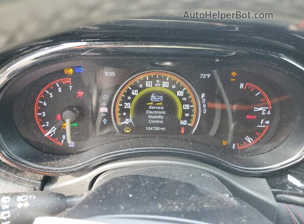 1C4RDJDG4PC555583 2023 DODGE DURANGO White Вид щитка приладів