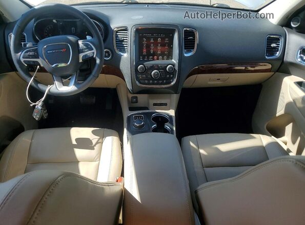 1C4RDJDG5GC309402 2016 DODGE DURANGO White Widok deski rozdzielczej