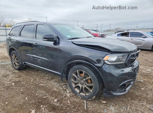 1C4RDJDG5HC781018 2017 DODGE DURANGO Black Front right