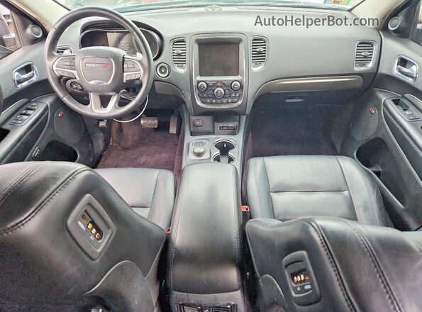 1C4RDJDG5HC781018 2017 DODGE DURANGO Black Dashboard view