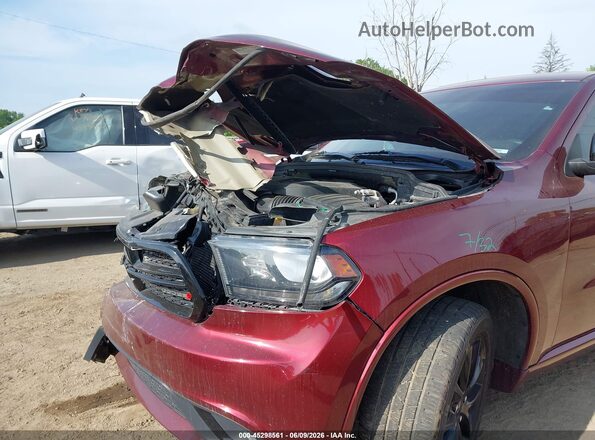 1C4RDJDG5JC415968 2018 DODGE DURANGO Red Vista frontal