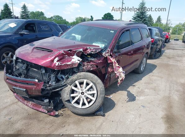 1C4RDJDG5JC474275 2018 DODGE DURANGO Red წინა მარცხენა ხედი სამი მეოთხედიდან