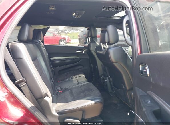 1C4RDJDG5JC474275 2018 DODGE DURANGO Red VIN კოდის სტიკერის ხედი