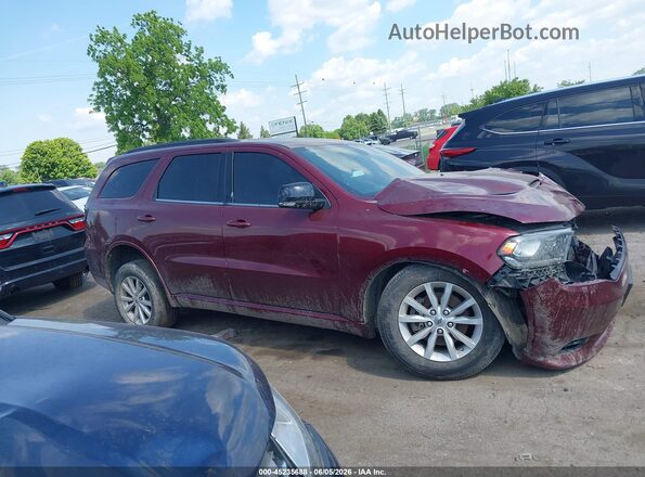 1C4RDJDG5JC474275 2018 DODGE DURANGO Red ხელსაწყოთა პანელის ხედი