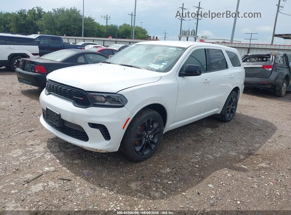 1C4RDJDG5TC205244 2026 DODGE DURANGO White წინა მარცხენა ხედი სამი მეოთხედიდან