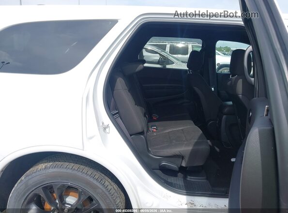 1C4RDJDG5TC205244 2026 DODGE DURANGO White VIN კოდის სტიკერის ხედი
