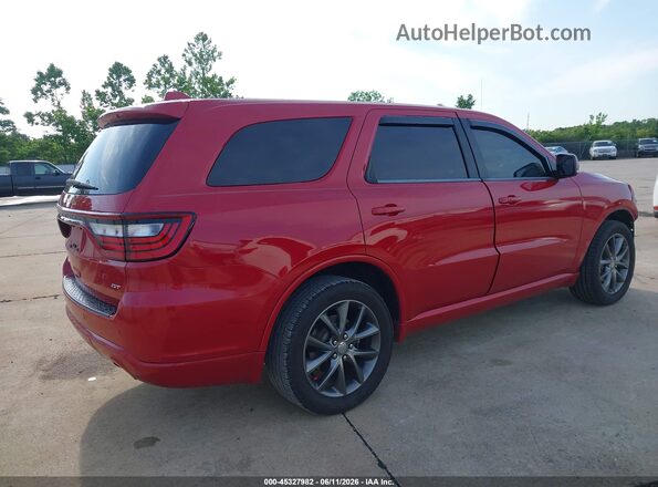 1C4RDJDG6JC354856 2018 DODGE DURANGO Red Rear right