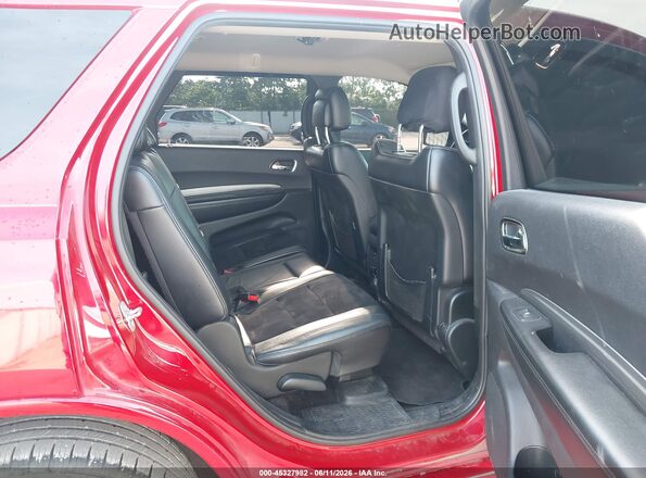 1C4RDJDG6JC354856 2018 DODGE DURANGO Red VIN sticker view