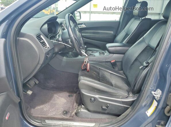 1C4RDJDG6JC386805 2018 DODGE DURANGO Gray Front interior view