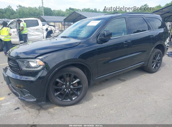 1C4RDJDG7HC661379 2017 DODGE DURANGO Black Przód lewy