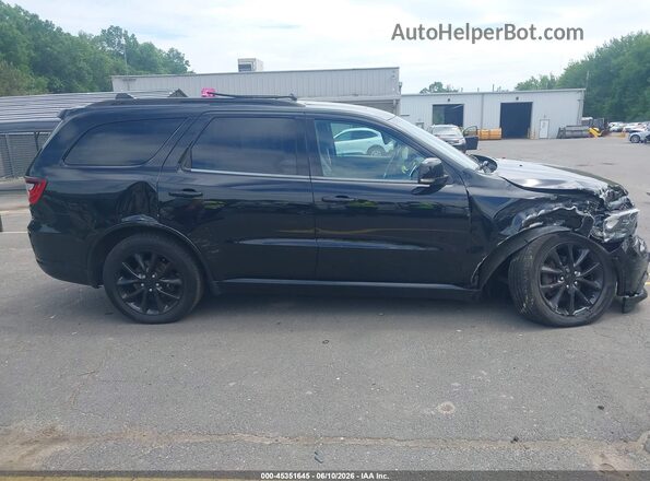 1C4RDJDG7HC661379 2017 DODGE DURANGO Black Widok wnętrza z tyłu