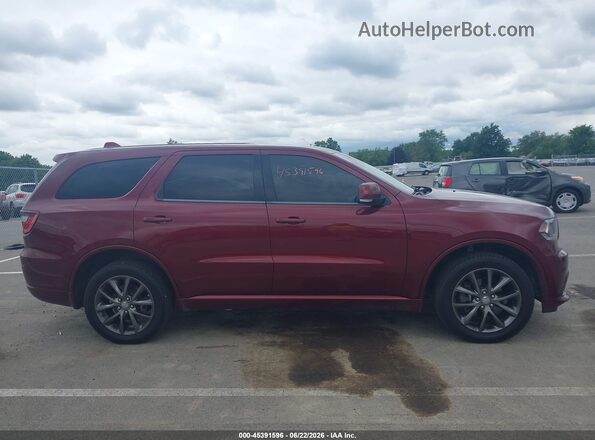 1C4RDJDG7HC870427 2017 DODGE DURANGO Burgundy Vista interior trasera