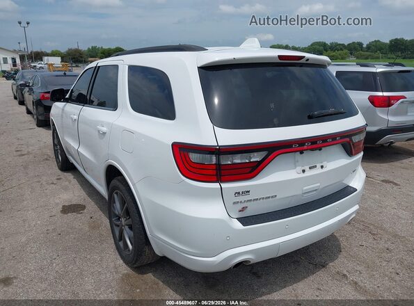 1C4RDJDG7JC346233 2018 DODGE DURANGO White Trasero izquierdo
