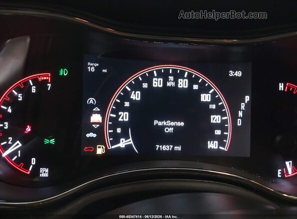 1C4RDJDG7JC404793 2018 DODGE DURANGO White Widok tylnych siedzeń