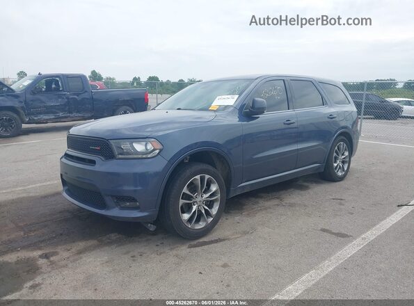 1C4RDJDG7LC257152 2020 DODGE DURANGO Blue Vista tres cuartos delantera izquierda
