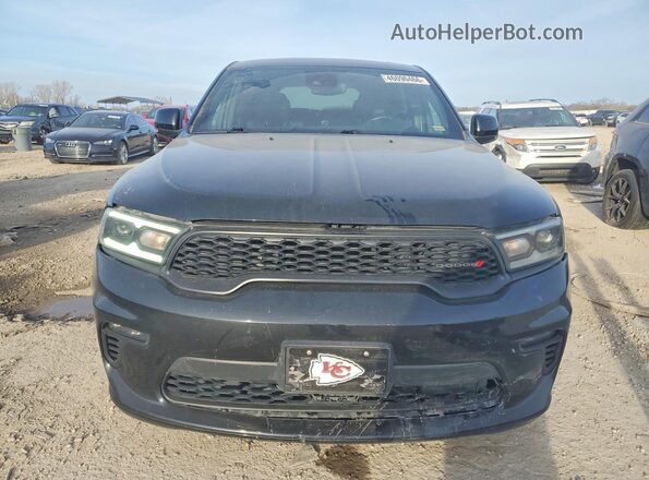 1C4RDJDG7NC220119 2022 DODGE DURANGO Black Դիմացի տեսք