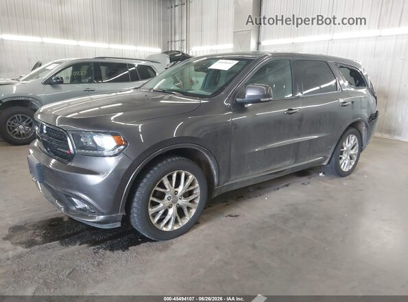 1C4RDJDG8GC419991 2016 DODGE DURANGO Gray წინა მარცხენა ხედი სამი მეოთხედიდან
