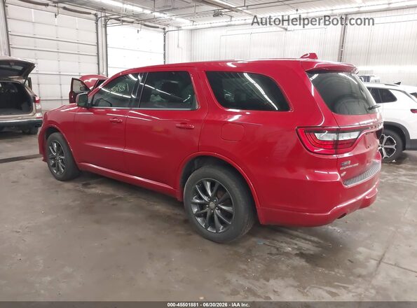 1C4RDJDG8JC307165 2018 DODGE DURANGO Red Rear left