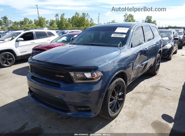 1C4RDJDG8KC664587 2019 DODGE DURANGO Blue Передня ліва чверть