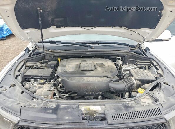 1C4RDJDG8KC770053 2019 DODGE DURANGO White ძრავის განყოფილების ხედი