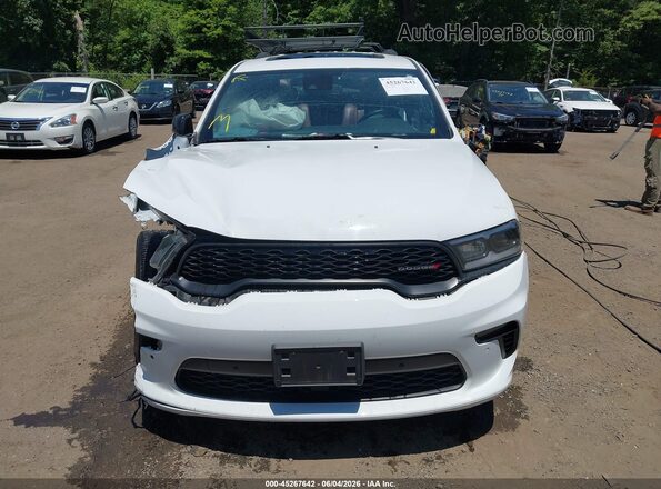 1C4RDJDG8PC585427 2023 DODGE DURANGO White Вид панелі приладів