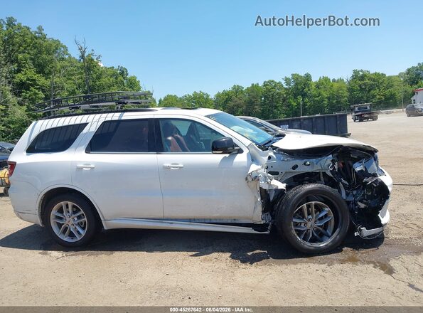 1C4RDJDG8PC585427 2023 DODGE DURANGO White Вид щитка приладів