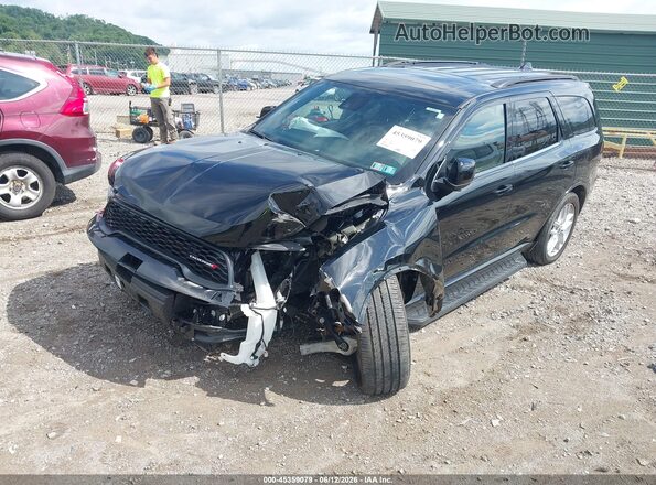 1C4RDJDG8PC604865 2023 DODGE DURANGO Black Առջևի ձախ երեք քառորդ տեսարան