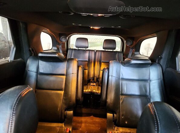 1C4RDJDG9GC373247 2016 DODGE DURANGO Black Widok tylnych siedzeń