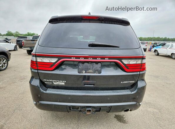 1C4RDJDG9GC403301 2016 DODGE DURANGO Black Widok z tyłu