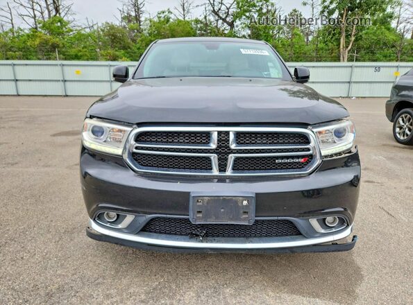 1C4RDJDG9GC403301 2016 DODGE DURANGO Black Widok z przodu