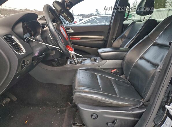 1C4RDJDG9HC748619 2017 DODGE DURANGO Black Вид салону спереду