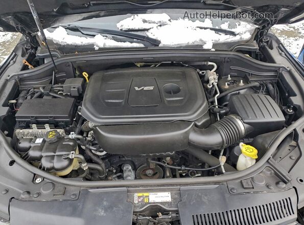 1C4RDJDG9HC748619 2017 DODGE DURANGO Black Вид підкапотного простору