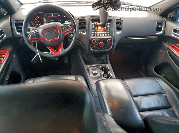 1C4RDJDG9HC748619 2017 DODGE DURANGO Black Вид панелі приладів