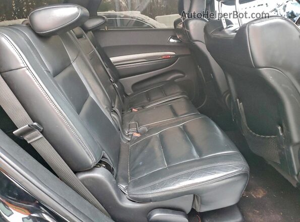 1C4RDJDG9HC748619 2017 DODGE DURANGO Black Вид задньої частини салону