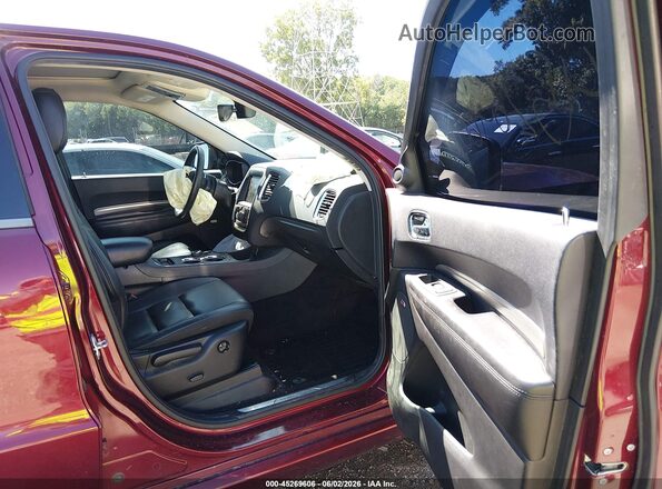 1C4RDJDG9HC791115 2017 DODGE DURANGO Red Вид салону спереду