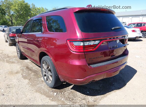 1C4RDJDG9HC791115 2017 DODGE DURANGO Red Задня ліва чверть