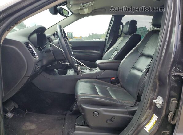 1C4RDJDG9JC174299 2018 DODGE DURANGO Серый Вид салона спереди