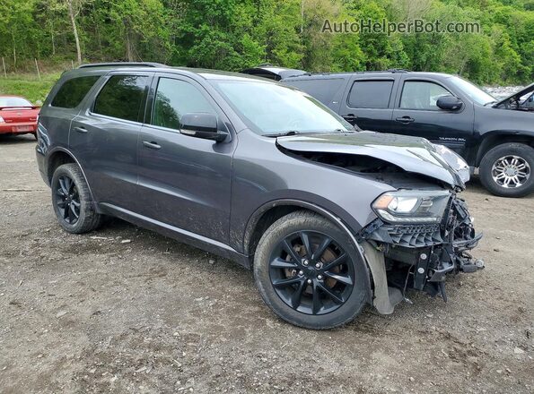 1C4RDJDG9JC445197 2018 DODGE DURANGO Gray Przód prawy