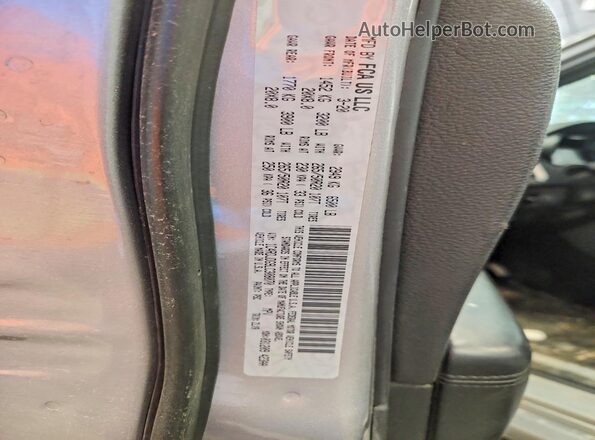 1C4RDJDG9LC308070 2020 DODGE DURANGO Silver Вид наклейки з VIN-кодом
