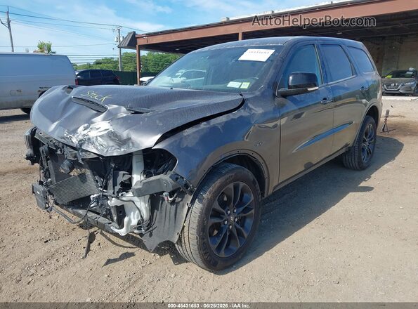 1C4RDJDG9MC557390 2021 DODGE DURANGO Gray Vista tres cuartos delantera izquierda