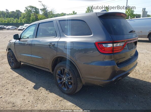 1C4RDJDG9MC557390 2021 DODGE DURANGO Gray Trasero izquierdo